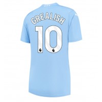 Stroje piłkarskie Manchester City Jack Grealish #10 Koszulka Podstawowej dla damskie 2023-24 Krótki Rękaw